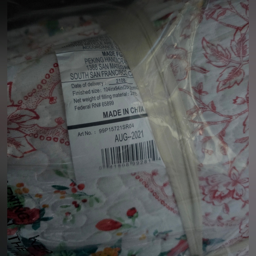 Pioneer Woman Quilt King Set Cherful Toile - Picture 3 of 6